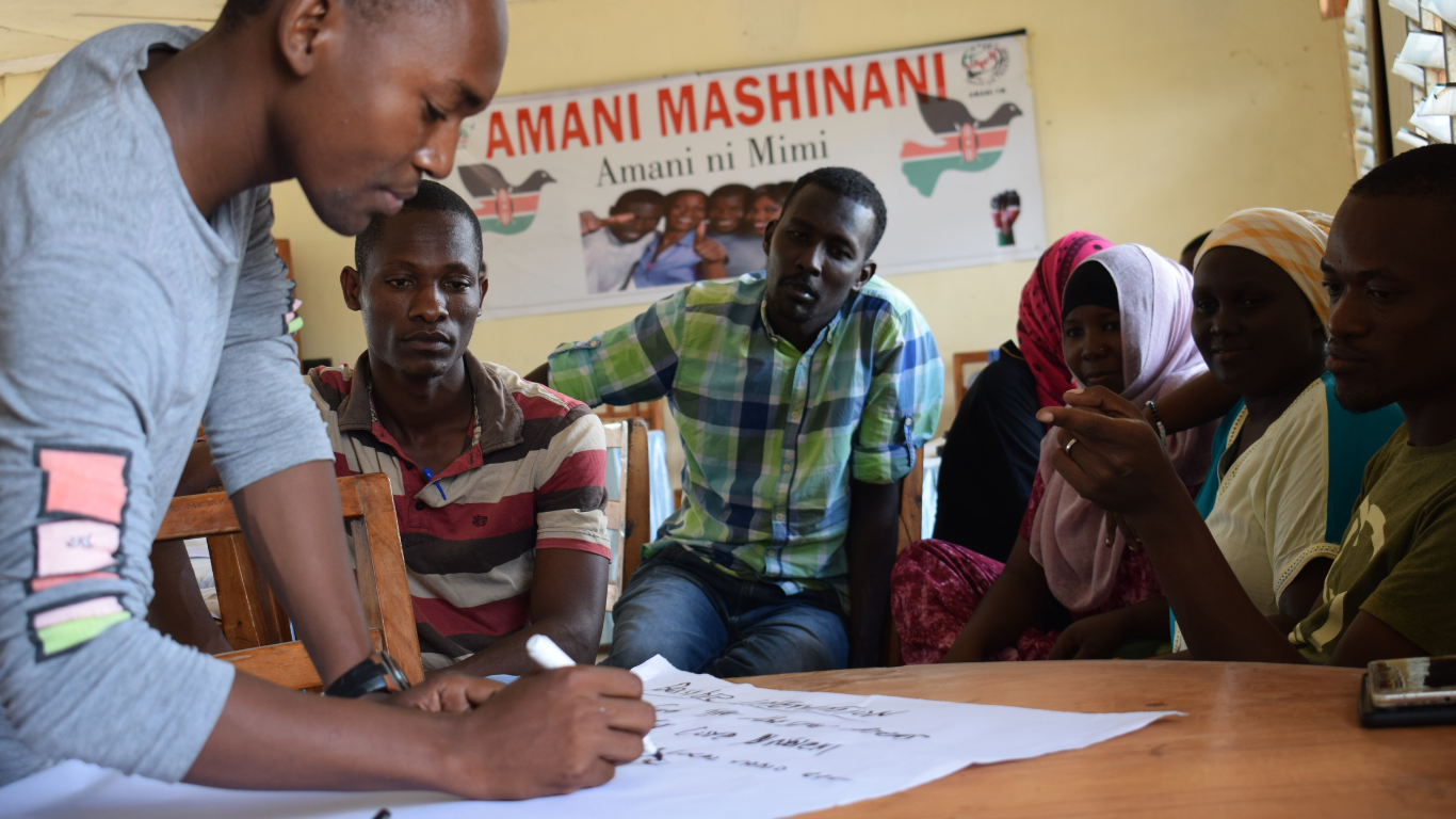 Community meeting in Tana River County